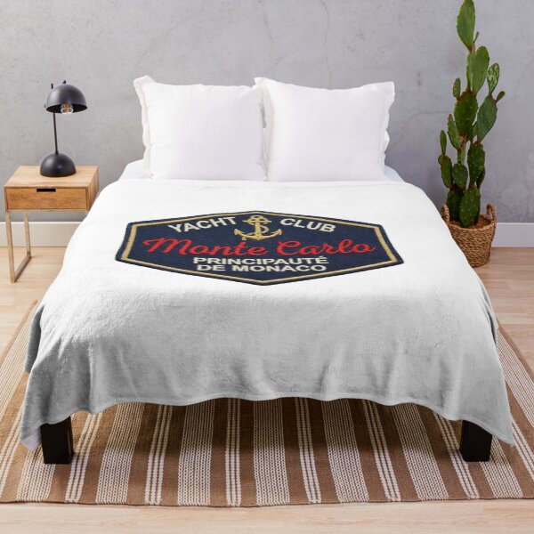 Item preview, Monte Carlo Yacht Club Crest – Monaco Riviera Nautical Emblem designed and sold by Maisonsucces.