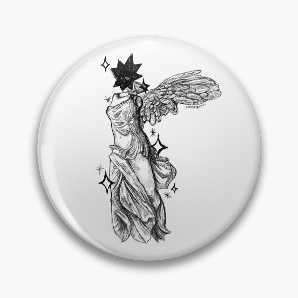 Item preview, Winged Victory Star Tattoo Illustration designed and sold by ghostieking.
