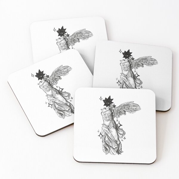 Item preview, Winged Victory Star Tattoo Illustration designed and sold by ghostieking.