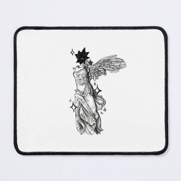 Item preview, Winged Victory Star Tattoo Illustration designed and sold by ghostieking.