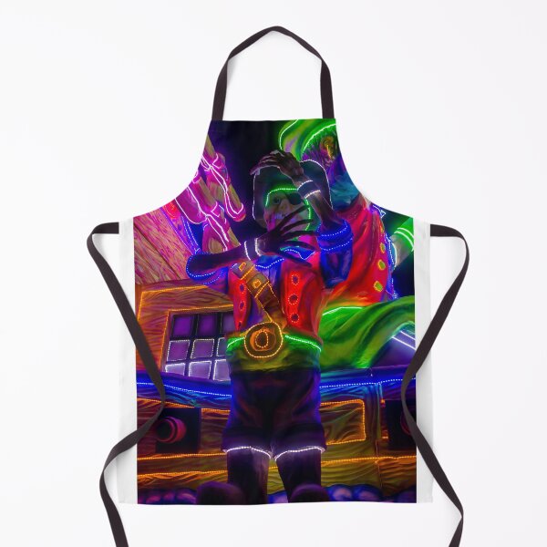 Item preview, Neon Parade Float With Colorful LED Lights At Carnival Night Festival Featuring Giant Costumed Puppets designed and sold by Nmallia.