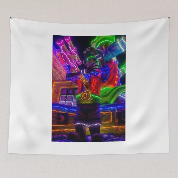 Item preview, Neon Parade Float With Colorful LED Lights At Carnival Night Festival Featuring Giant Costumed Puppets designed and sold by Nmallia.