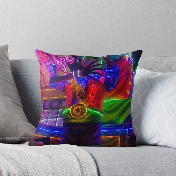 Item preview, Neon Parade Float With Colorful LED Lights At Carnival Night Festival Featuring Giant Costumed Puppets designed and sold by Nmallia.