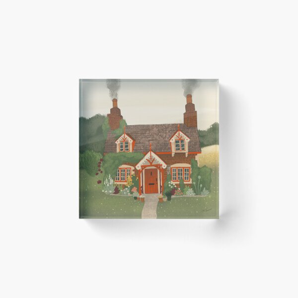 Item preview, Cute Heart Cottage Illustration  designed and sold by Haileylioness.