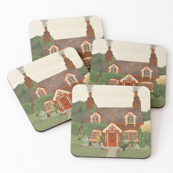 Item preview, Cute Heart Cottage Illustration  designed and sold by Haileylioness.