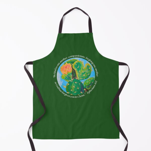 Item preview, Bible Verse Ephesians 4:32 Heat Cactus White Print designed and sold by boldtvillemayor.