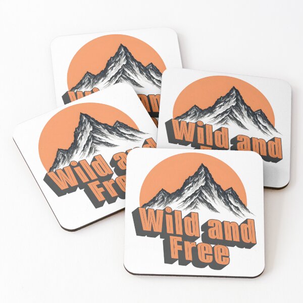 Item preview, Wild and Free Mountains Sunset Design designed and sold by MWShirtDesign.