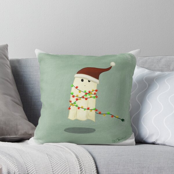Item preview, Christmas Ghost Silly Illustration  designed and sold by Haileylioness.