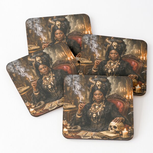Item preview, High Priestess of the Embered Veil designed and sold by Edenglow Prints & Peculiars.