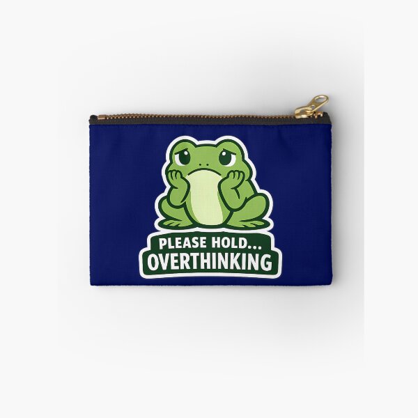 Item preview, Overthinking Frog designed and sold by Orca Chuckle Studios.