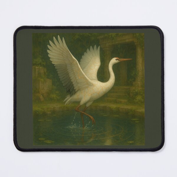 Item preview, The Dawnweaver Crane – Spirit of Renewal designed and sold by GeoWild Designs.