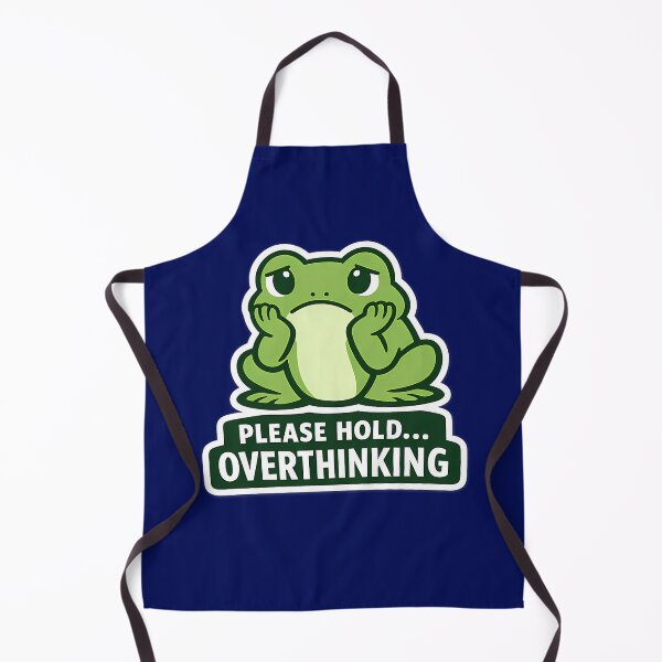 Item preview, Overthinking Frog designed and sold by Orca Chuckle Studios.
