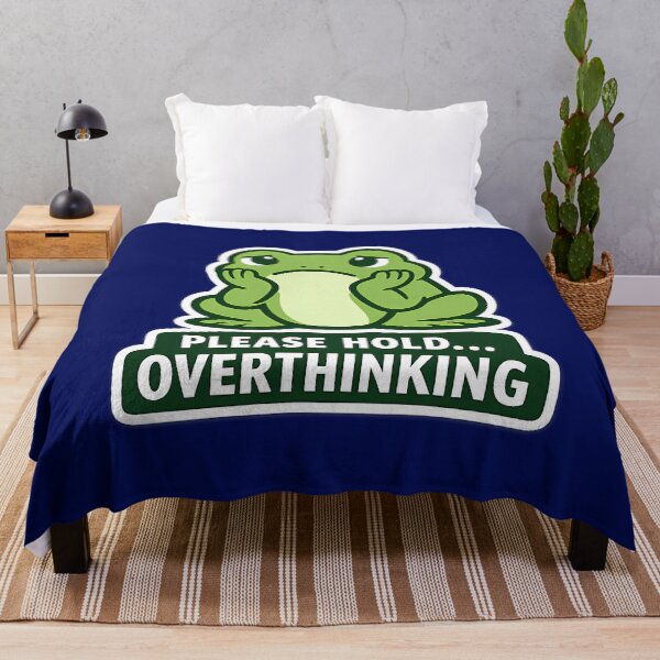 Item preview, Overthinking Frog designed and sold by Orca Chuckle Studios.