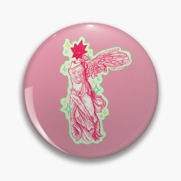 Item preview, Pink Winged Victory Star Illustration designed and sold by ghostieking.