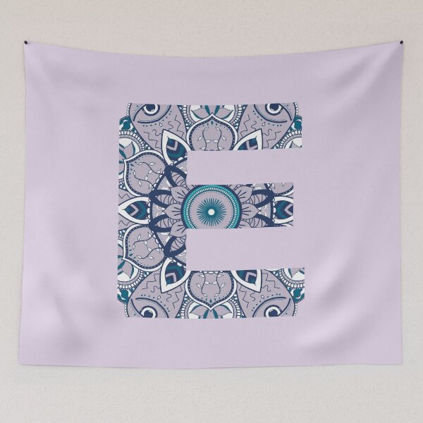 Item preview, Purple Initial E Mandala designed and sold by abirose30.
