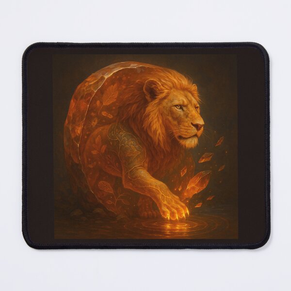 Item preview, The Emberheart Lion – Flame of Creation designed and sold by GeoWild Designs.