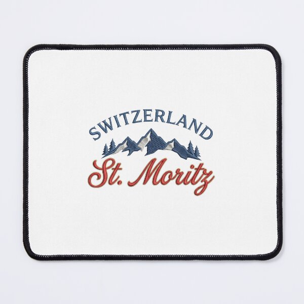Item preview, Switzerland St Moritz – Alpine Luxury Mountain Emblem designed and sold by Maisonsucces.