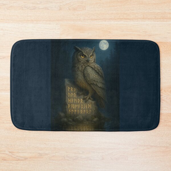 Item preview, The Rune-Teller Owl – Keeper of Secrets designed and sold by GeoWild Designs.