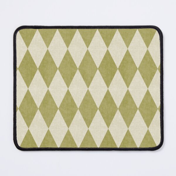 Item preview, Avocado green harlequin geometric - Japandi boho style designed and sold by Illustrated by Nat.