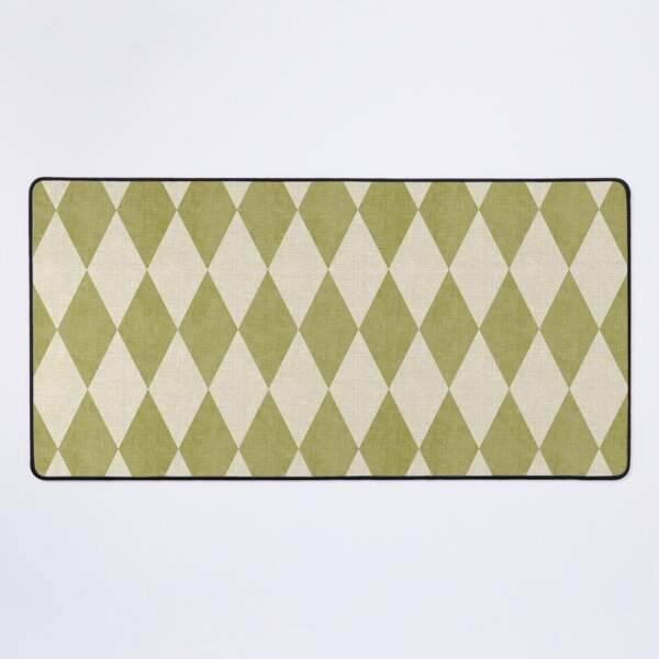 Item preview, Avocado green harlequin geometric - Japandi boho style designed and sold by Illustrated by Nat.