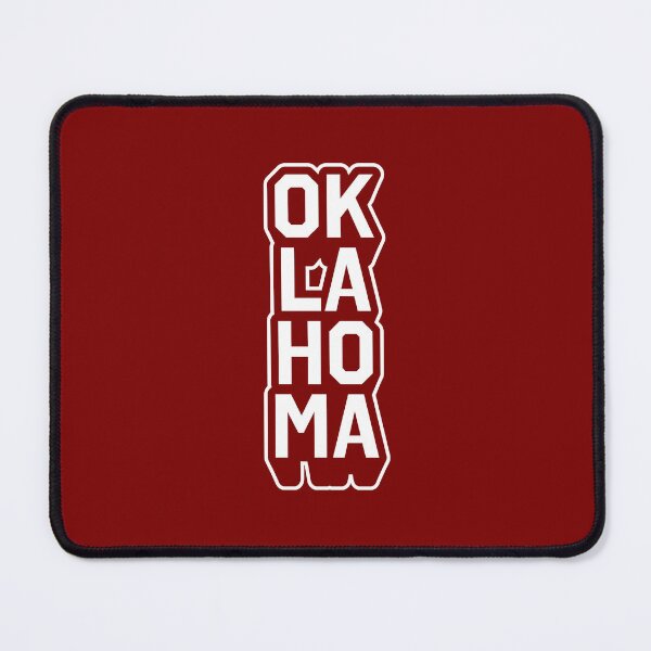 Item preview, Oklahoma Retro Varsity - Hometown Pride & Streetwear Block Typography designed and sold by MZS Studio.