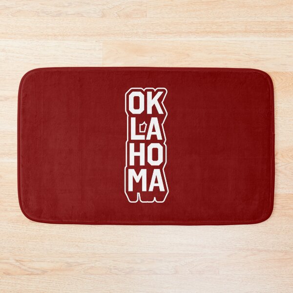 Item preview, Oklahoma Retro Varsity - Hometown Pride & Streetwear Block Typography designed and sold by MZS Studio.