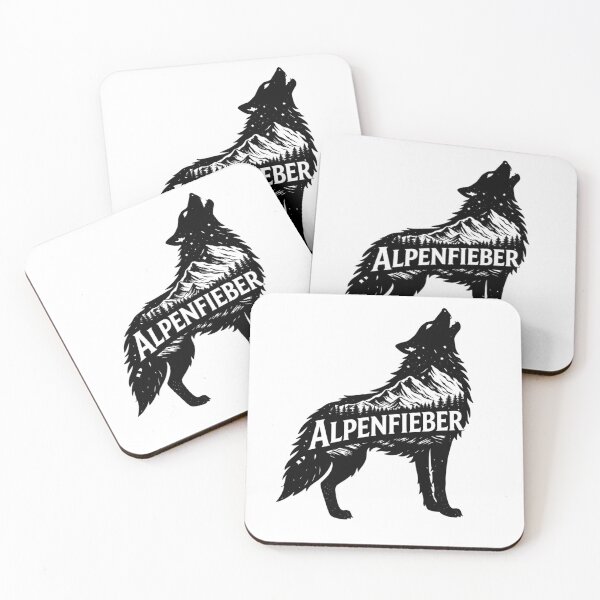 Item preview, Wolf with Alpenfieber logo on its body designed and sold by Alpenfieber.