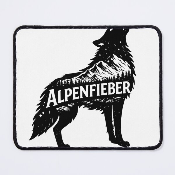 Item preview, Wolf with Alpenfieber logo on its body designed and sold by Alpenfieber.