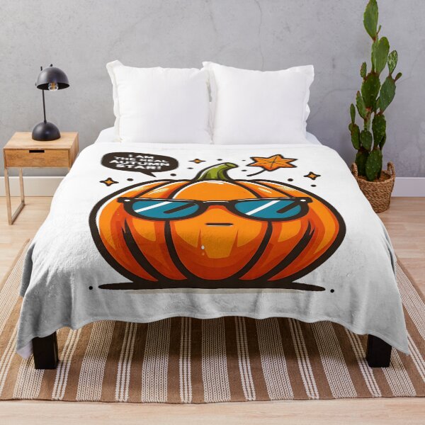 Item preview, Funny pumpkin with sunglasses, autumn design designed and sold by MWShirtDesign.