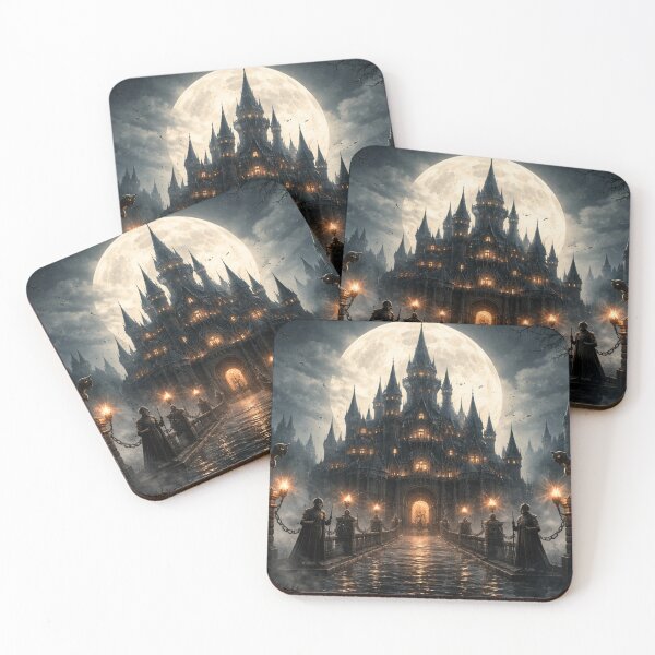 Item preview, The Citadel Beneath the Harvest Moon designed and sold by Edenglow Prints & Peculiars.