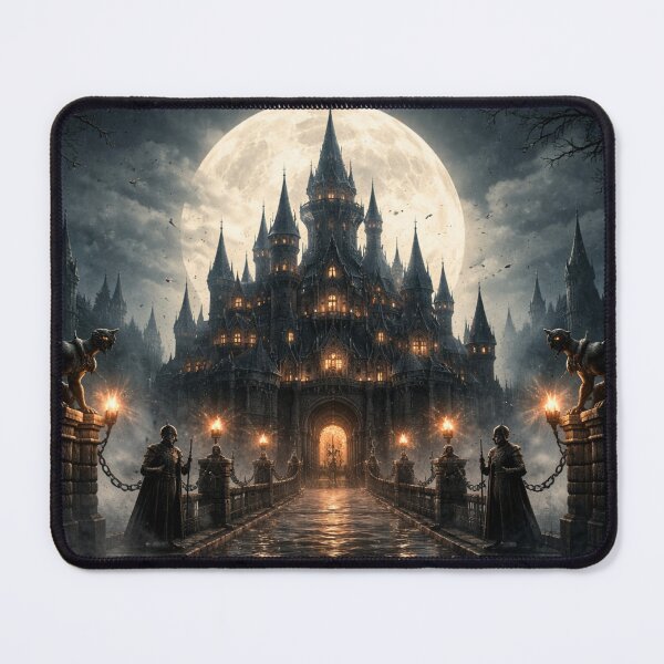 Item preview, The Citadel Beneath the Harvest Moon designed and sold by Edenglow Prints & Peculiars.