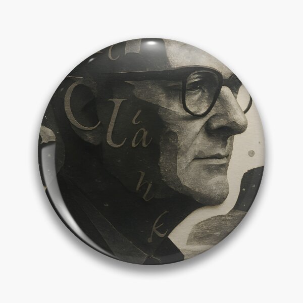 Item preview, Arthur C. Clarke Abstract Collage Portrait – Monolith, HAL Lens, Jupiter Arcs, Starfield Foil designed and sold by Cosmopolis.