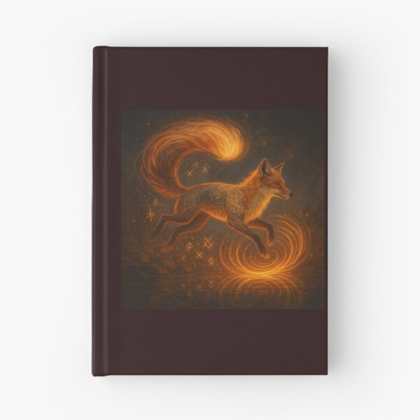 Item preview, The Firewhirl Fox – Dancer of Sparks designed and sold by GeoWild Designs.