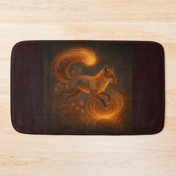 Item preview, The Firewhirl Fox – Dancer of Sparks designed and sold by GeoWild Designs.