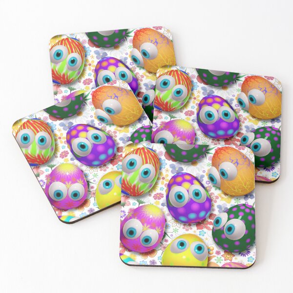 Item preview, Easter Eggs Cute Cartoon 3d Pattern designed and sold by BluedarkArt.