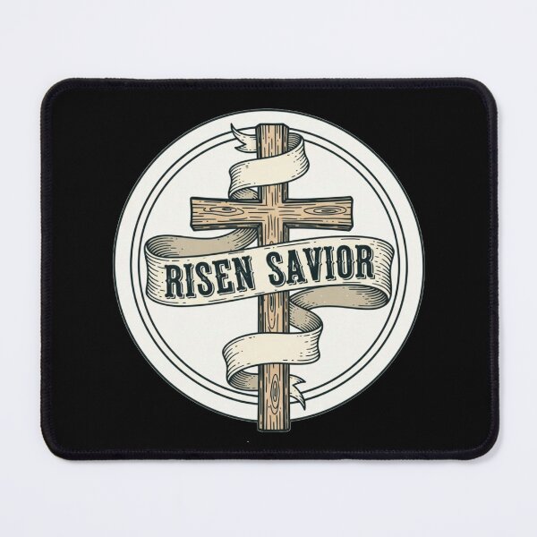 Item preview, Risen Savior Christian Easter Sticker designed and sold by Illustrated Faith.