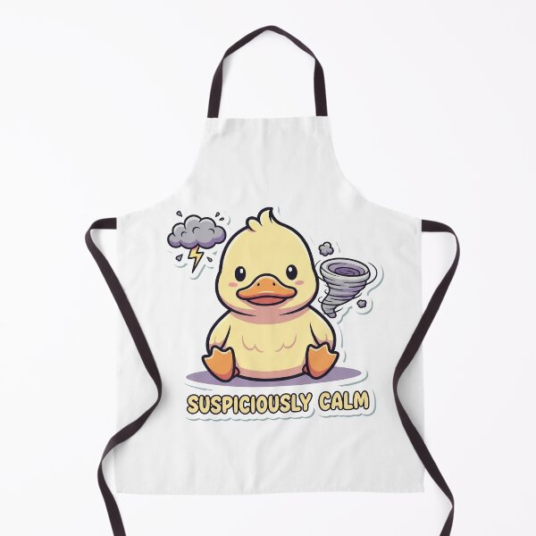 Item preview, Suspiciously Calm - Cute Duck designed and sold by artaipix.