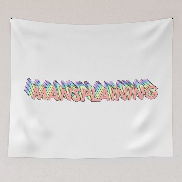 Item preview, MANSPLAINING designed and sold by oddwonders.