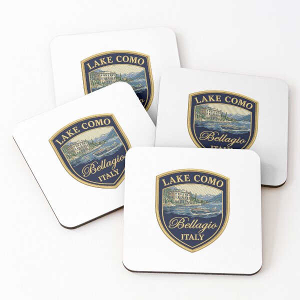 Item preview, Lake Como Bellagio Italy – Vintage Italian Riviera Crest designed and sold by Maisonsucces.