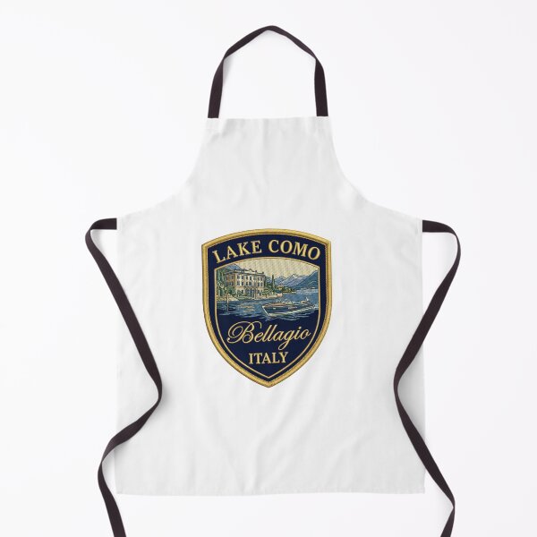 Item preview, Lake Como Bellagio Italy – Vintage Italian Riviera Crest designed and sold by Maisonsucces.
