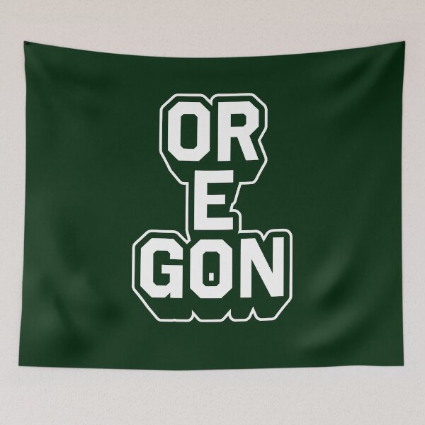 Item preview, Oregon Retro Varsity - Hometown Pride & Streetwear Block Typography designed and sold by MZS Studio.