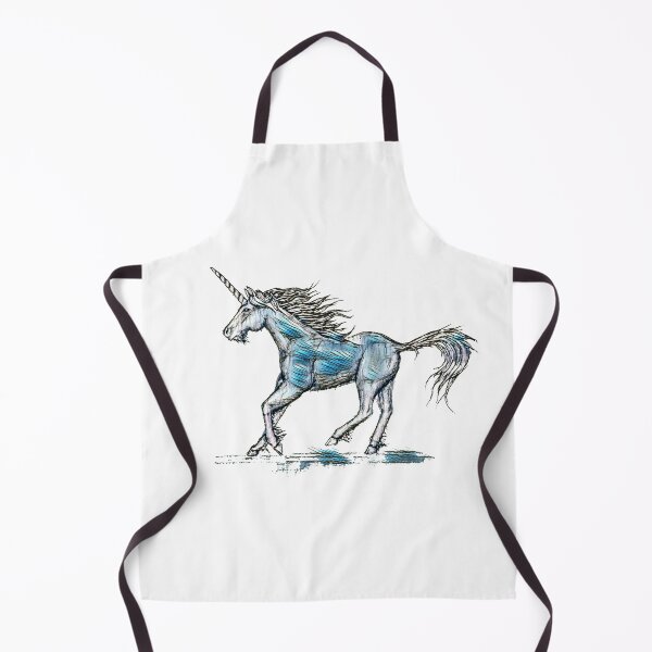 Item preview, Scottish The Brave Unicorn In Blue designed and sold by toriacassidy.