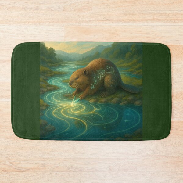 Item preview, The Riverwright Beaver – Shaper of Flow designed and sold by GeoWild Designs.