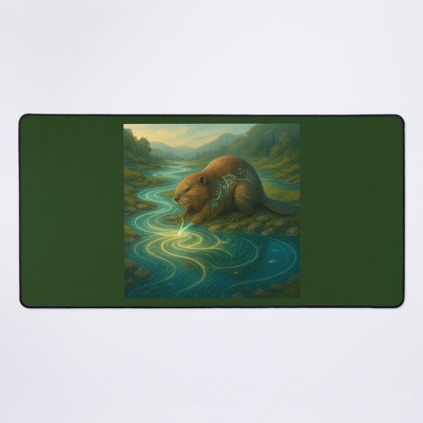 Item preview, The Riverwright Beaver – Shaper of Flow designed and sold by GeoWild Designs.