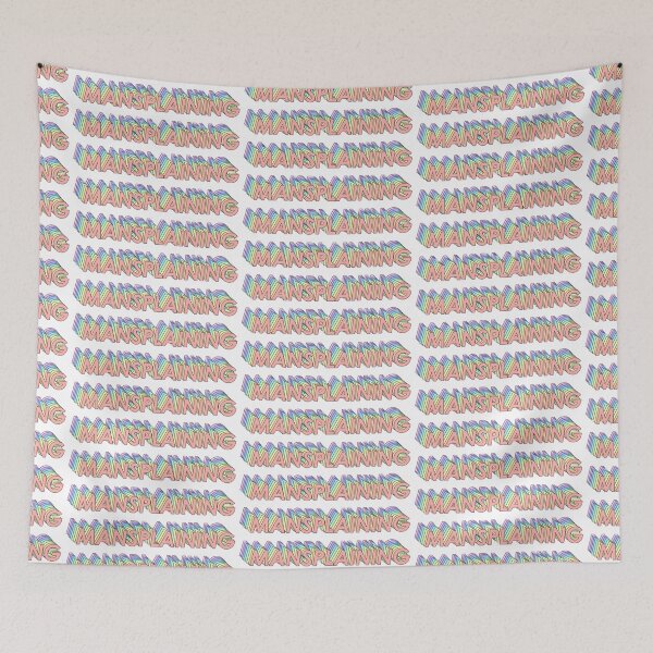 Item preview, MANSPLAINING designed and sold by oddwonders.