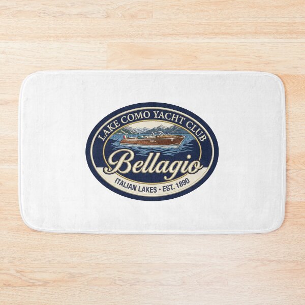 Item preview, Lake Como Bellagio Yacht Club – Italian Lakes Vintage Crest designed and sold by Maisonsucces.