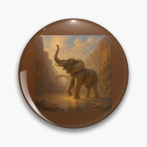 Item preview, The Stone-Singer Elephant – Voice of the Earth designed and sold by GeoWild Designs.