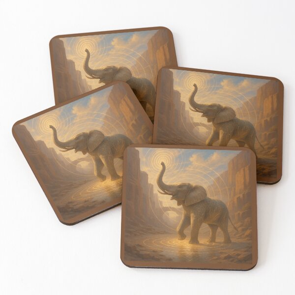 Item preview, The Stone-Singer Elephant – Voice of the Earth designed and sold by GeoWild Designs.
