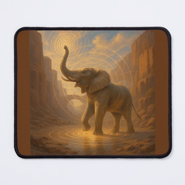 Item preview, The Stone-Singer Elephant – Voice of the Earth designed and sold by GeoWild Designs.