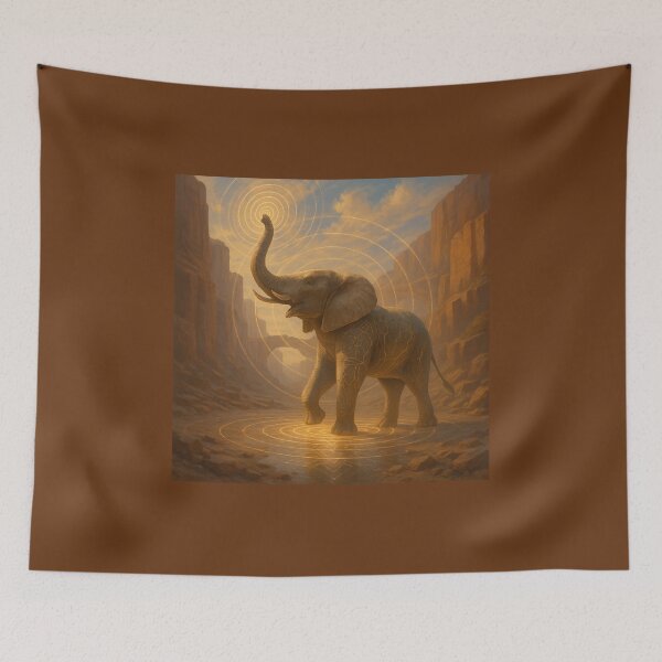 Item preview, The Stone-Singer Elephant – Voice of the Earth designed and sold by GeoWild Designs.